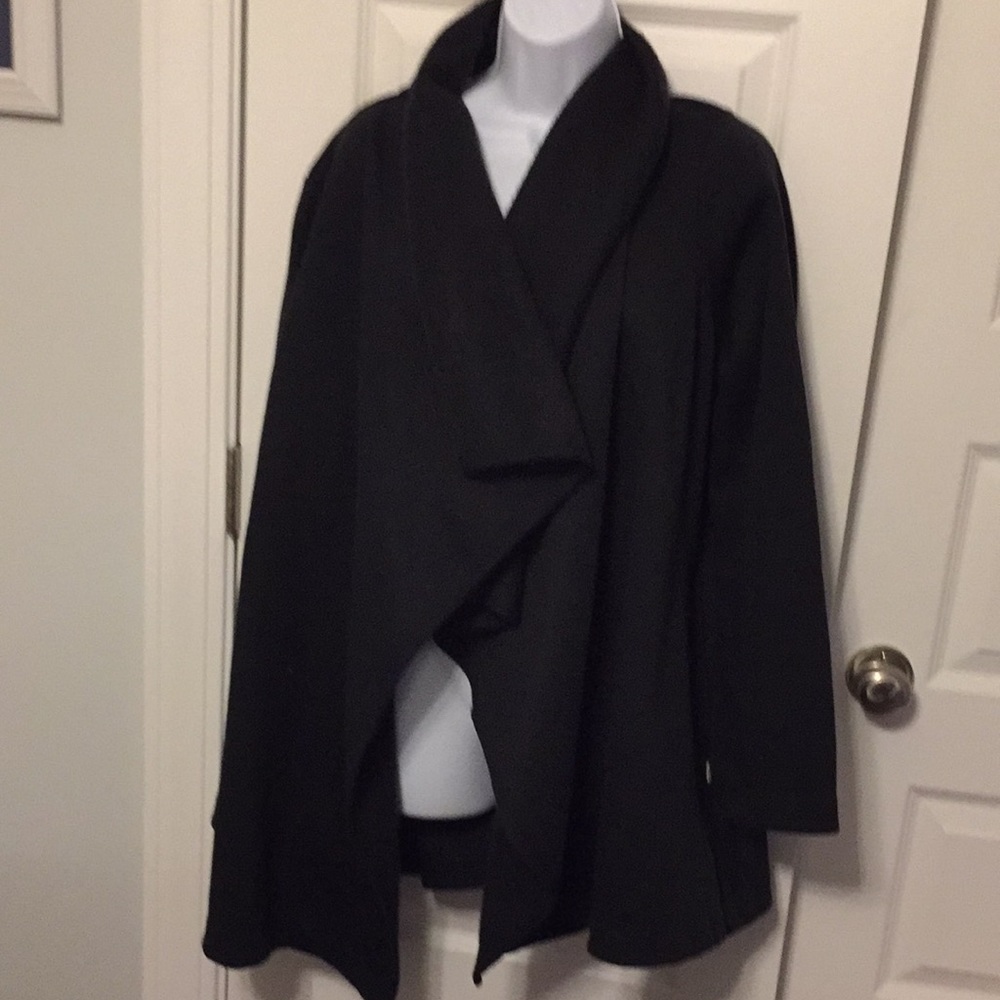 Ugg Jersey shawl style cardigan, XL, black